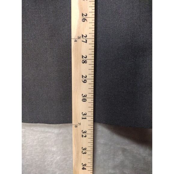 Apollo King Mens Super 160s Hand Tailoring Suit Jacket & Vest Char Black 44 - Picture 7 of 16